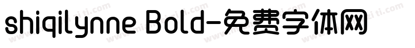 shiqilynne Bold字体转换